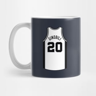 Manu Ginobili San Antonio Jersey Qiangy Mug